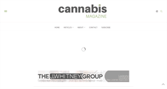 Desktop Screenshot of cannabismagazine.com